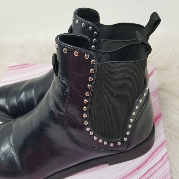 ZARA STUDDED BOOTIES. SIZE EURO 39. - Picture 2 of 12